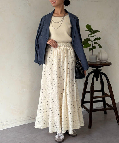 拼色法式袖針織上衣