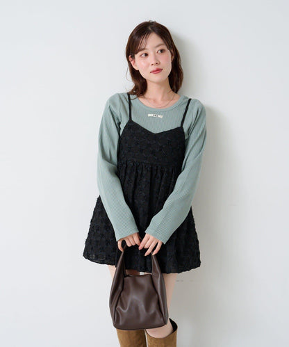 花卉提花中長款上衣