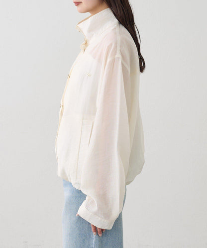 透視風衣短外套