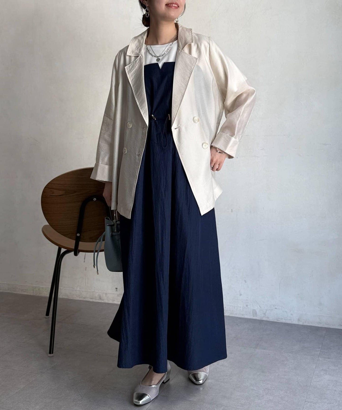 透紗西裝版型西裝外套