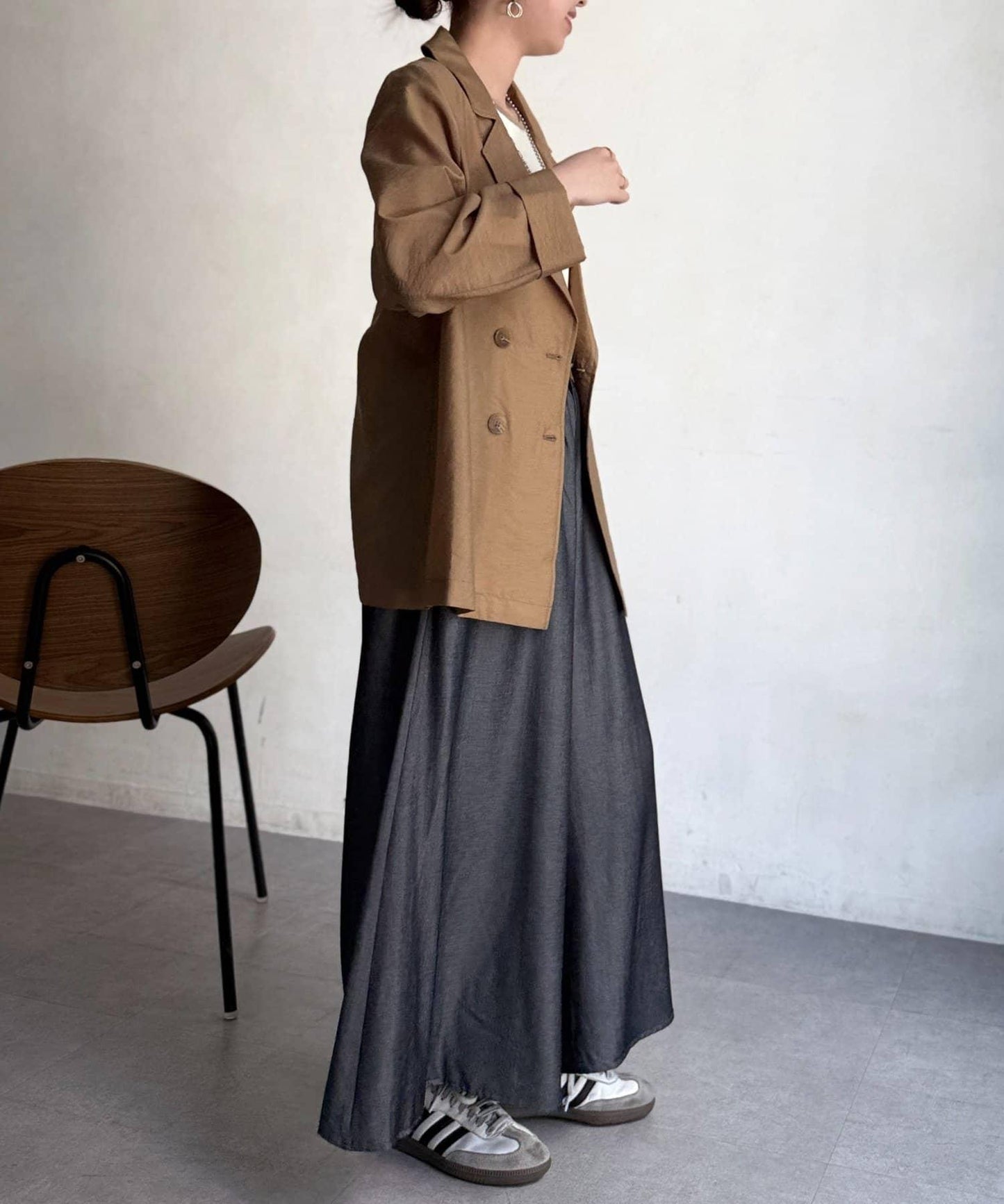 透紗西裝版型西裝外套