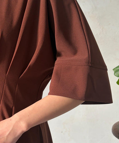 褶皺設計 連衣裙