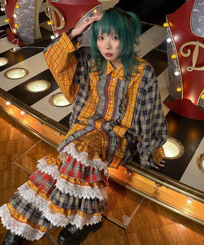 Im×CIAO 荷葉邊設計襯衫