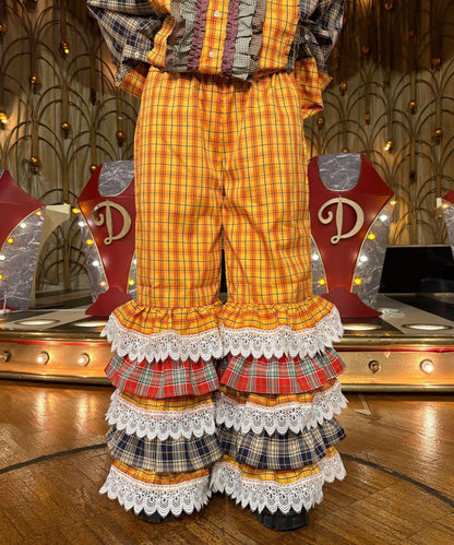 Im×CIAO 多層荷葉邊拼接褲