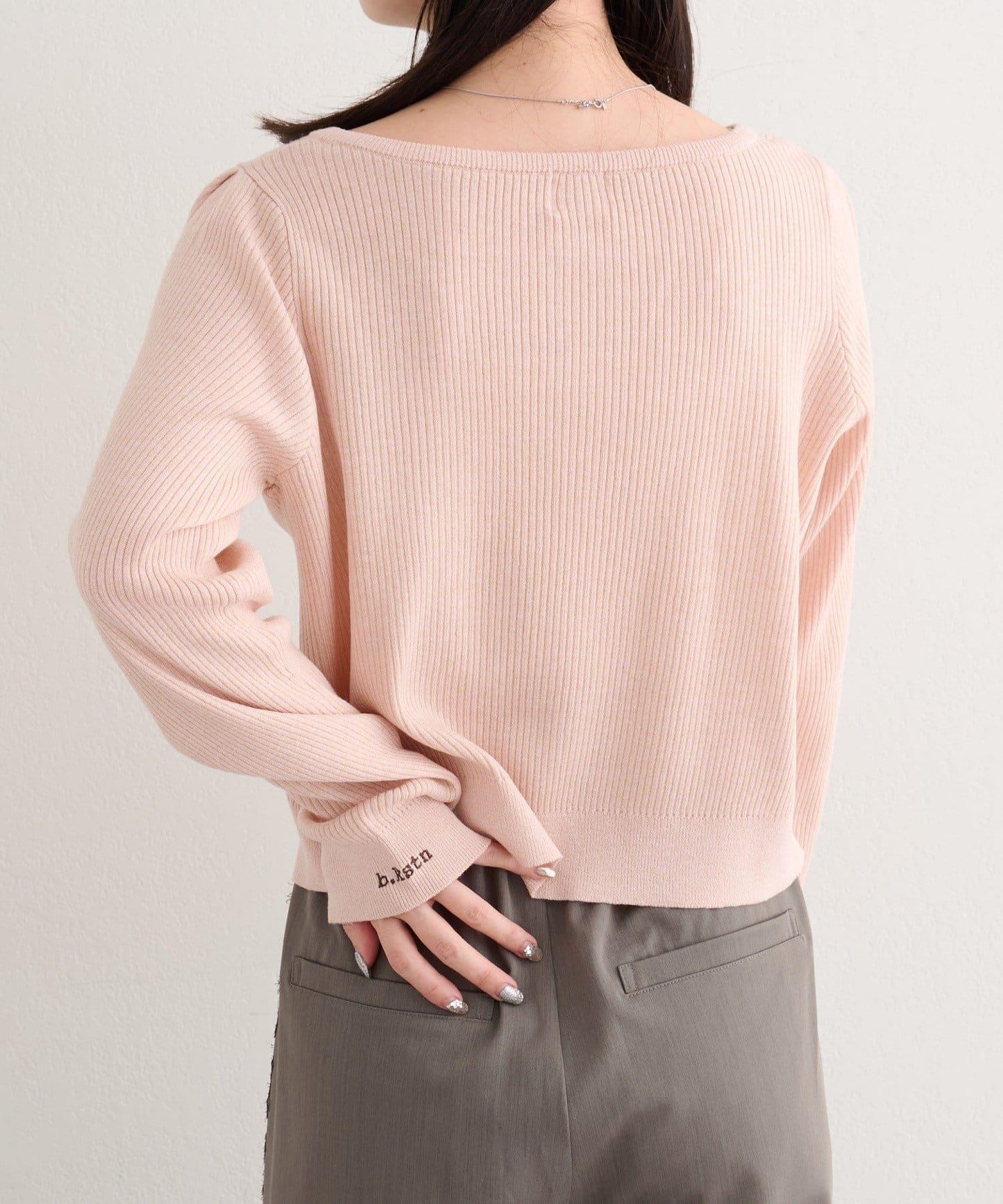 B 金銀絲針織 拉鍊 針織開衫