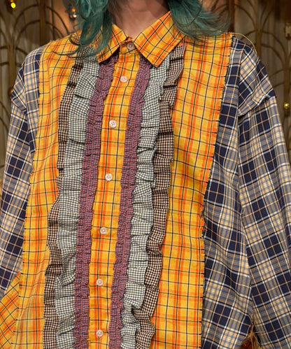 Im×CIAO 荷葉邊設計襯衫