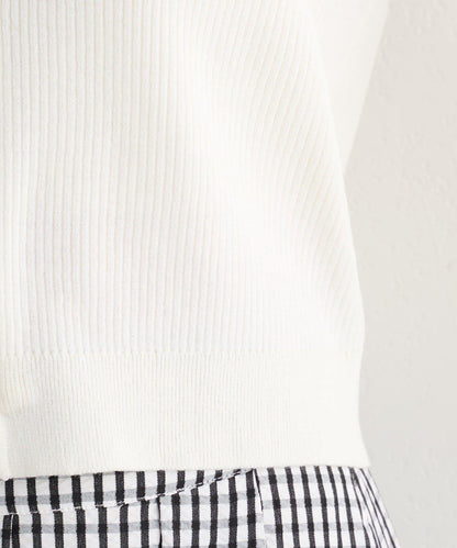 B 金銀絲針織 拉鍊 針織開衫