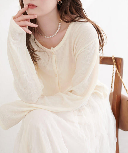 隨機縐感 2WAY 針織開衫