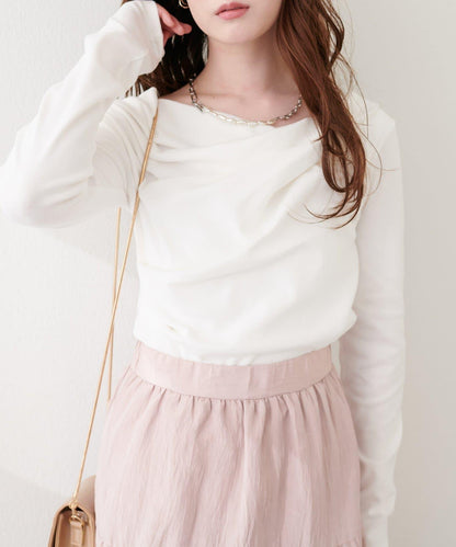 順滑天竺垂墜感套頭上衣