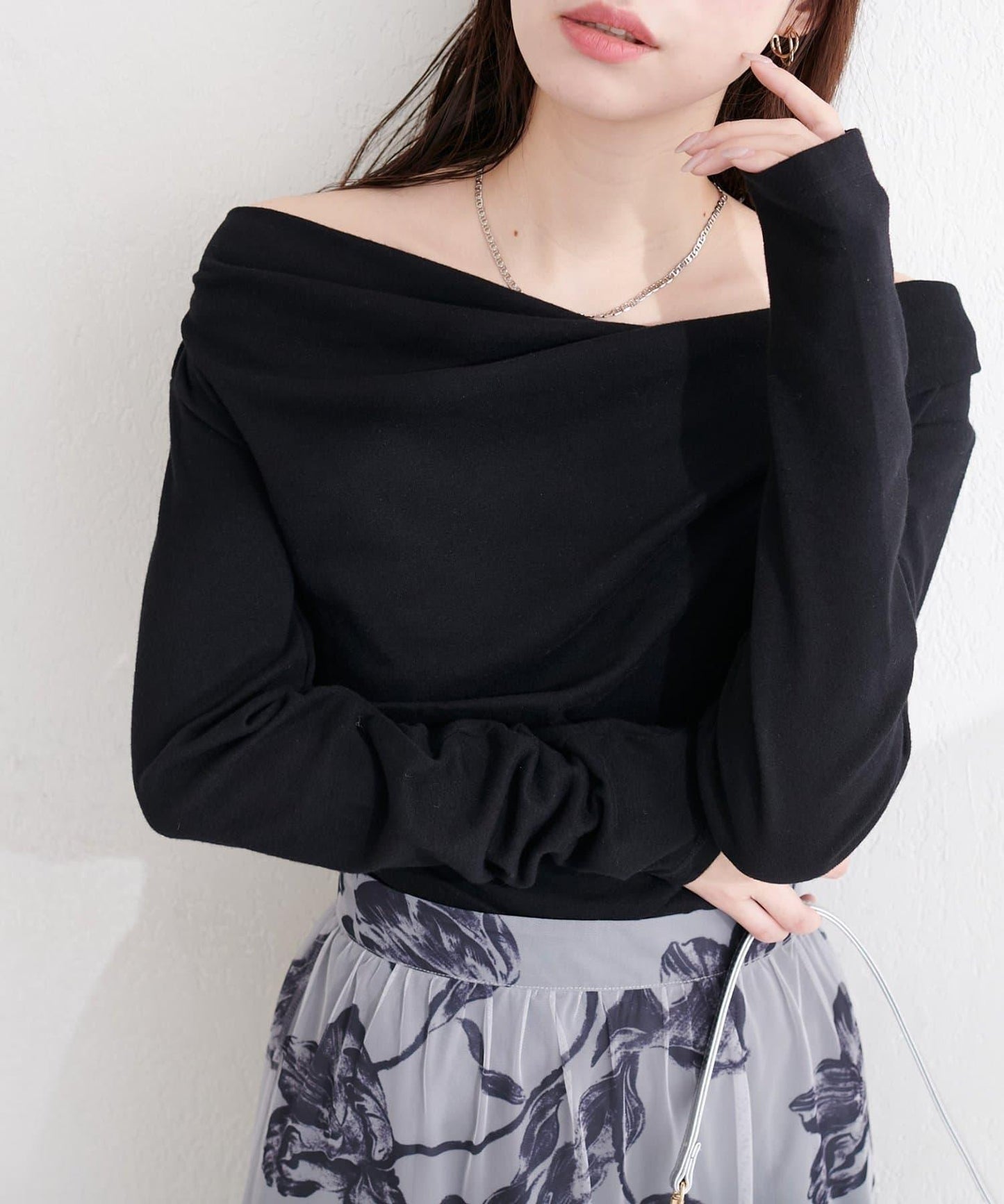 順滑天竺垂墜感套頭上衣