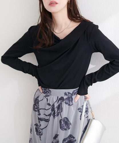 順滑天竺垂墜感套頭上衣