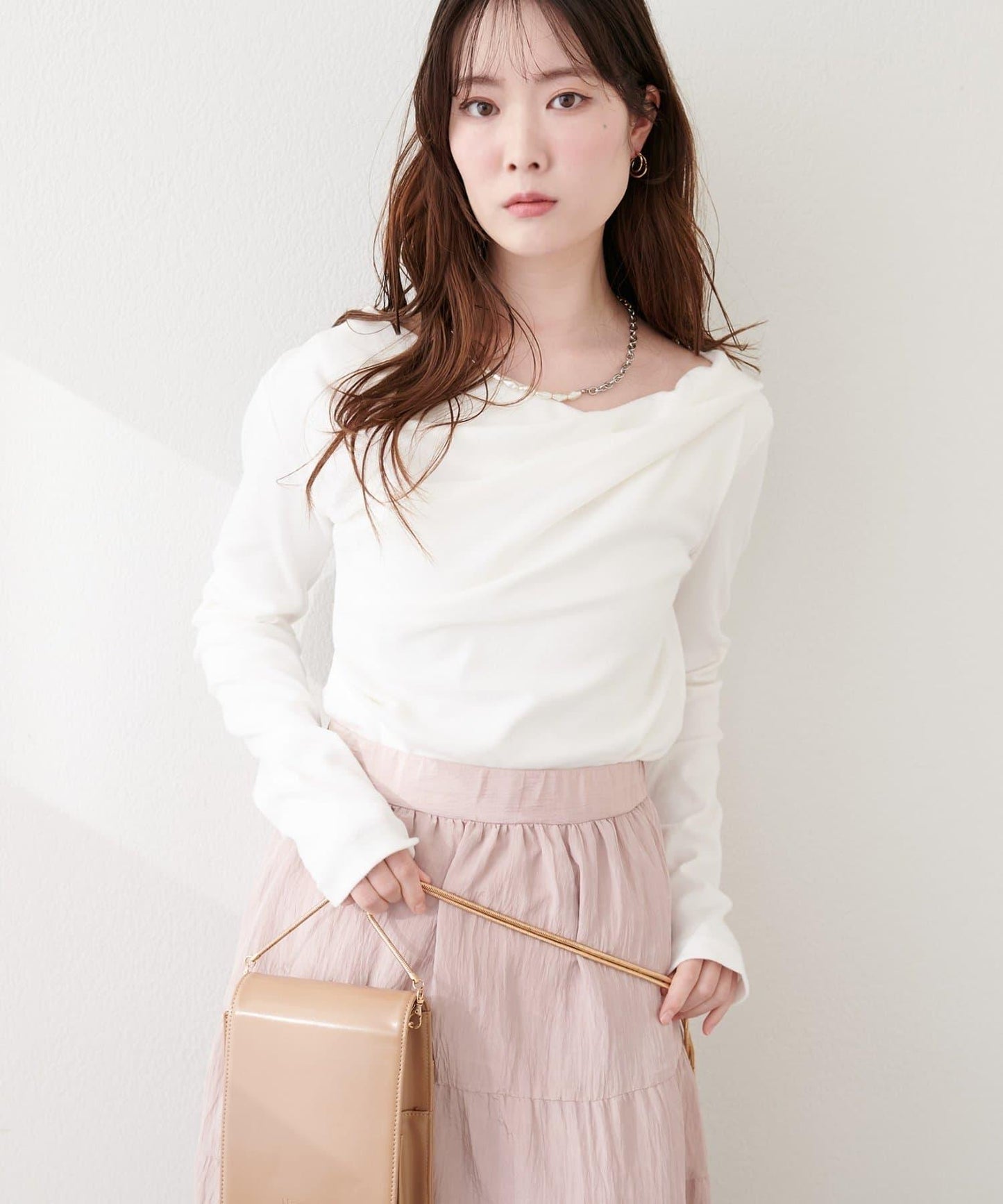 順滑天竺垂墜感套頭上衣