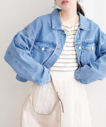 短款牛仔夾克