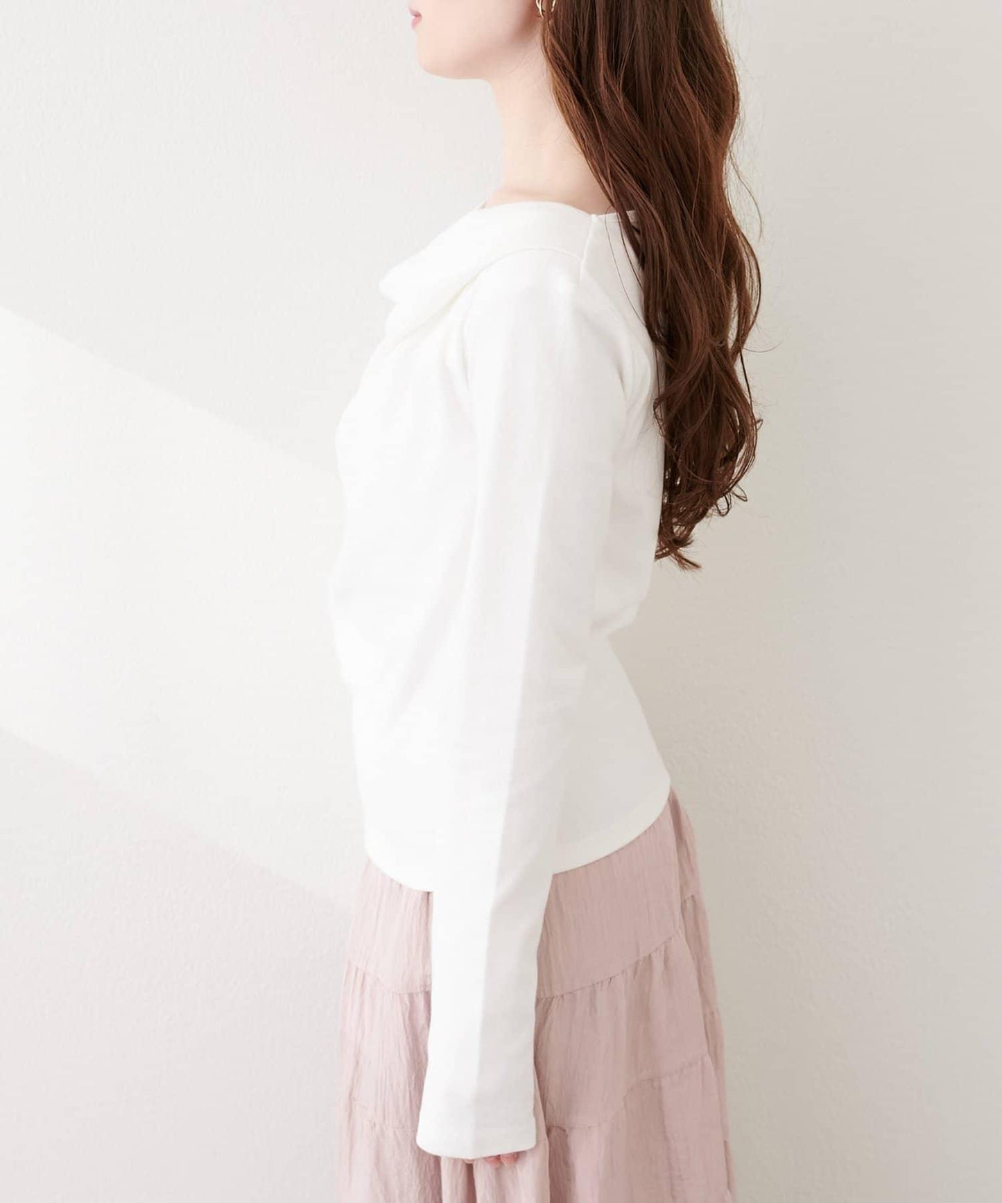 順滑天竺垂墜感套頭上衣