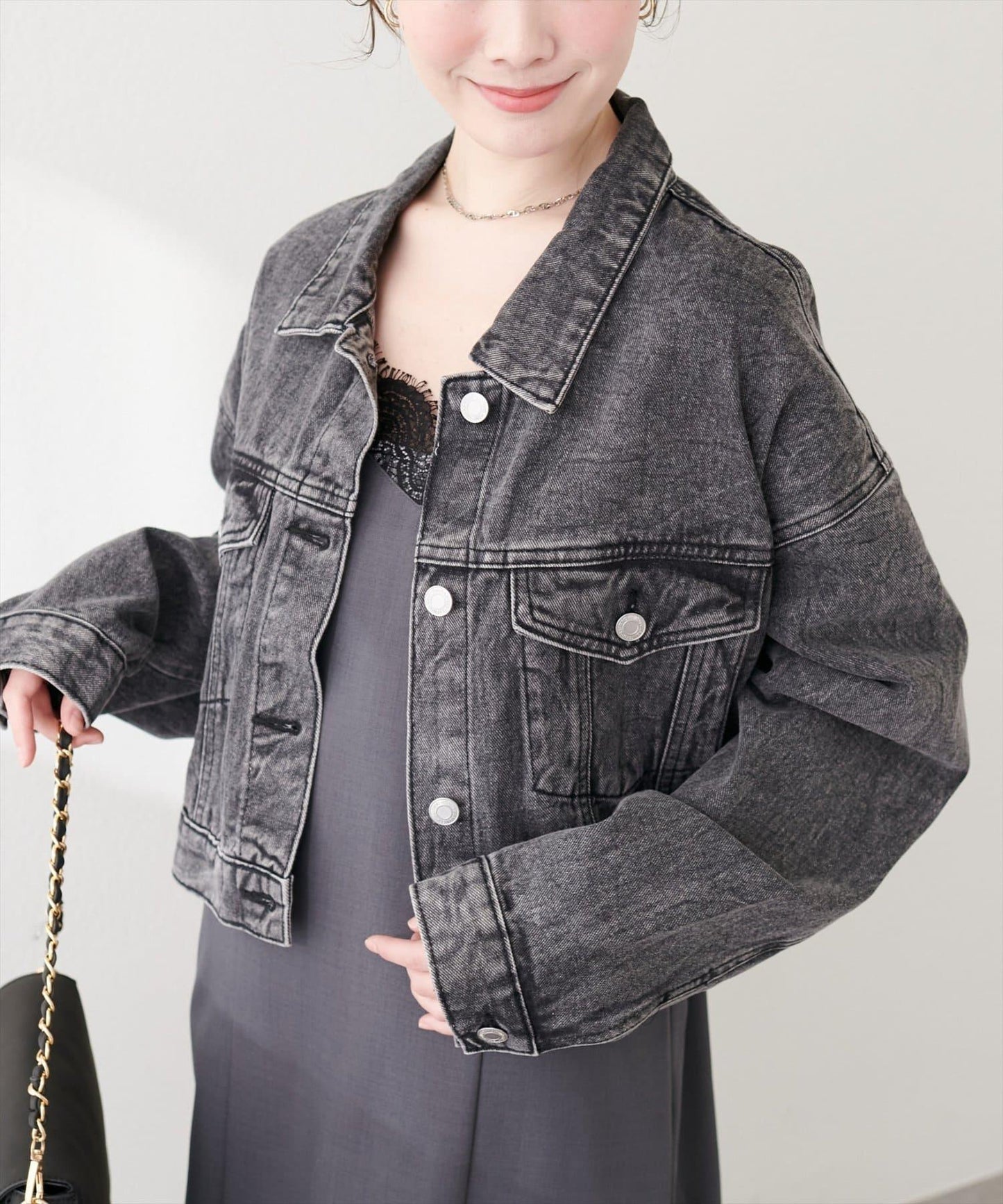短款牛仔夾克