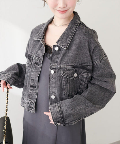 短款牛仔夾克