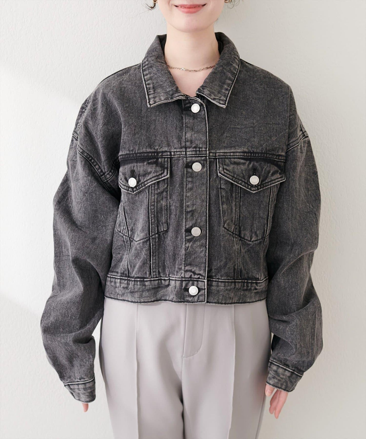 短款牛仔夾克