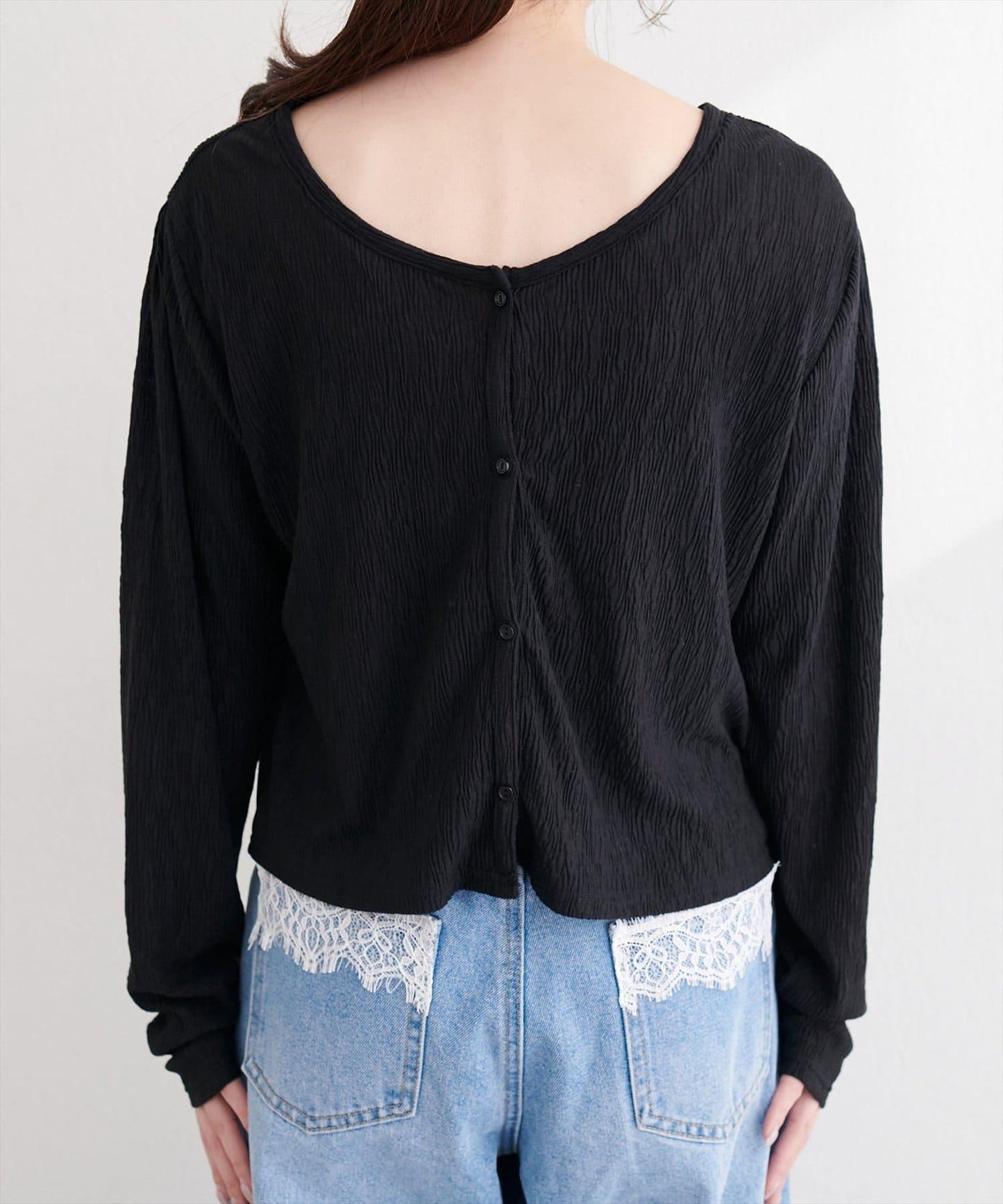 隨機縐感 2WAY 針織開衫