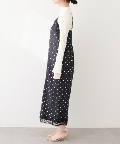 蕾絲拼接 吊帶連衣裙