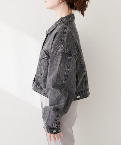 短款牛仔夾克