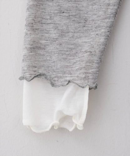 可雙面穿 透紗拼接 上衣