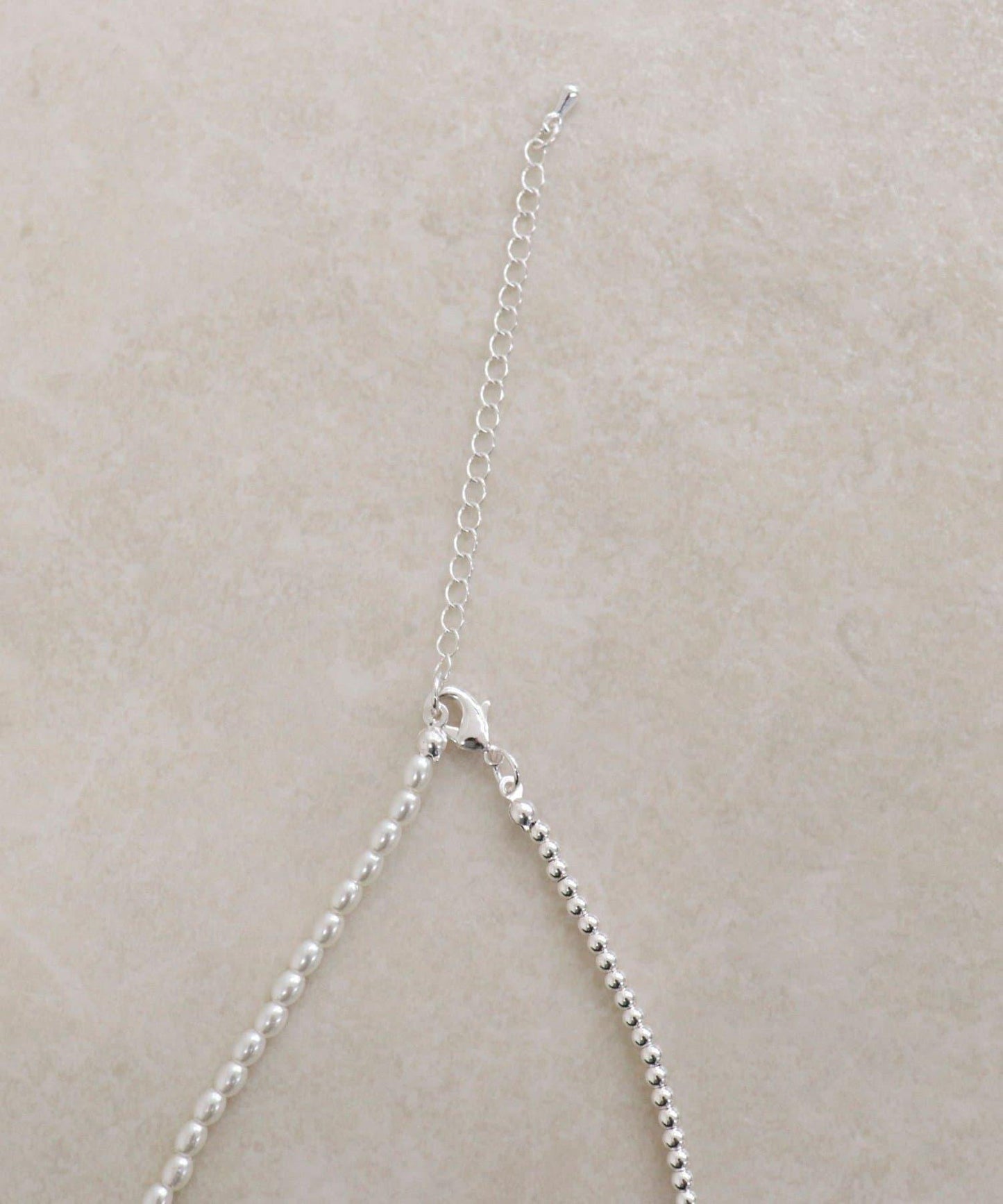 心形雙色吊墜項鍊