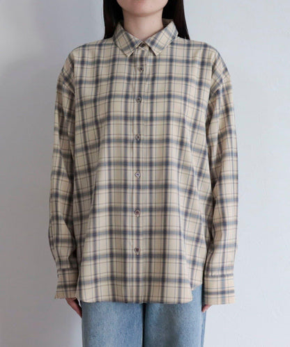 格紋大蝴蝶結襯衫