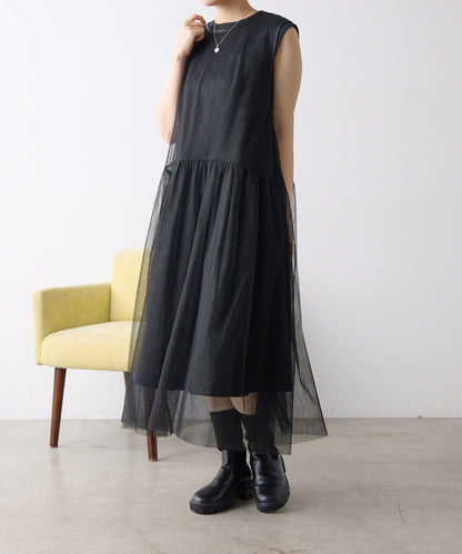 《2點セット/マルチウェイ》 提花網紗 多穿法 套裝連衣裙 SUM1 STYLE