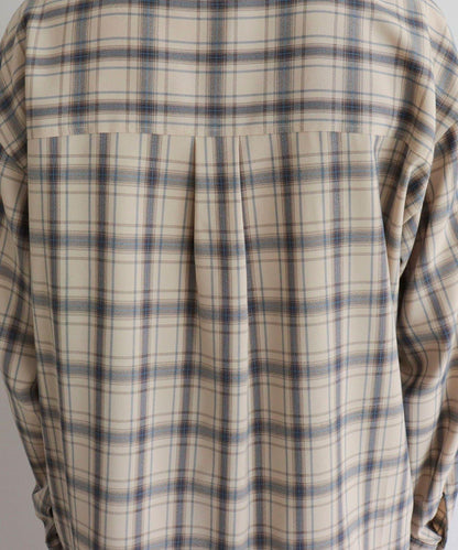 格紋大蝴蝶結襯衫