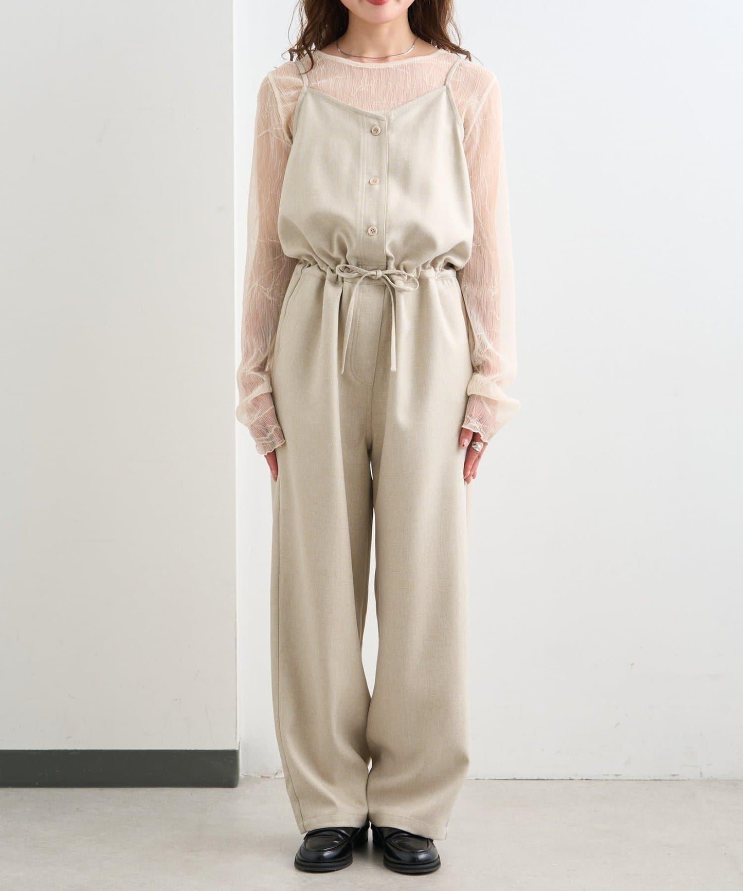 雙尺碼 小個子尺碼 可成套搭配 吊帶連體褲 B款