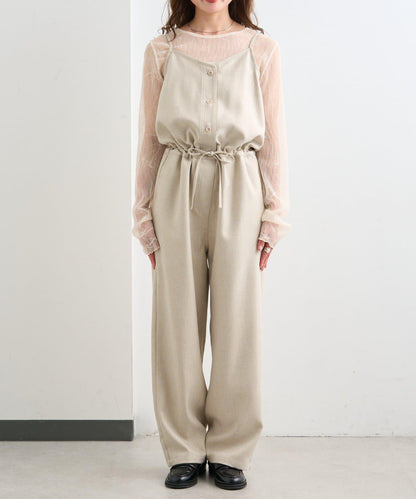 雙尺碼 小個子尺碼 可成套搭配 吊帶連體褲 B款