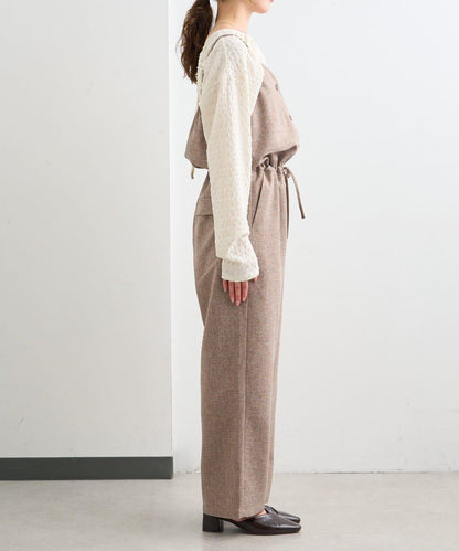 雙尺碼 小個子尺碼 可成套搭配 吊帶連體褲 B款