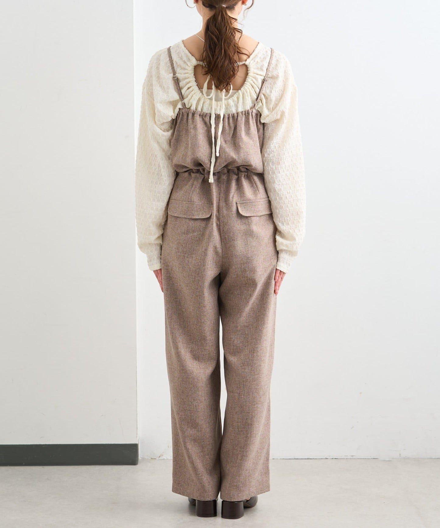 雙尺碼 小個子尺碼 可成套搭配 吊帶連體褲 B款