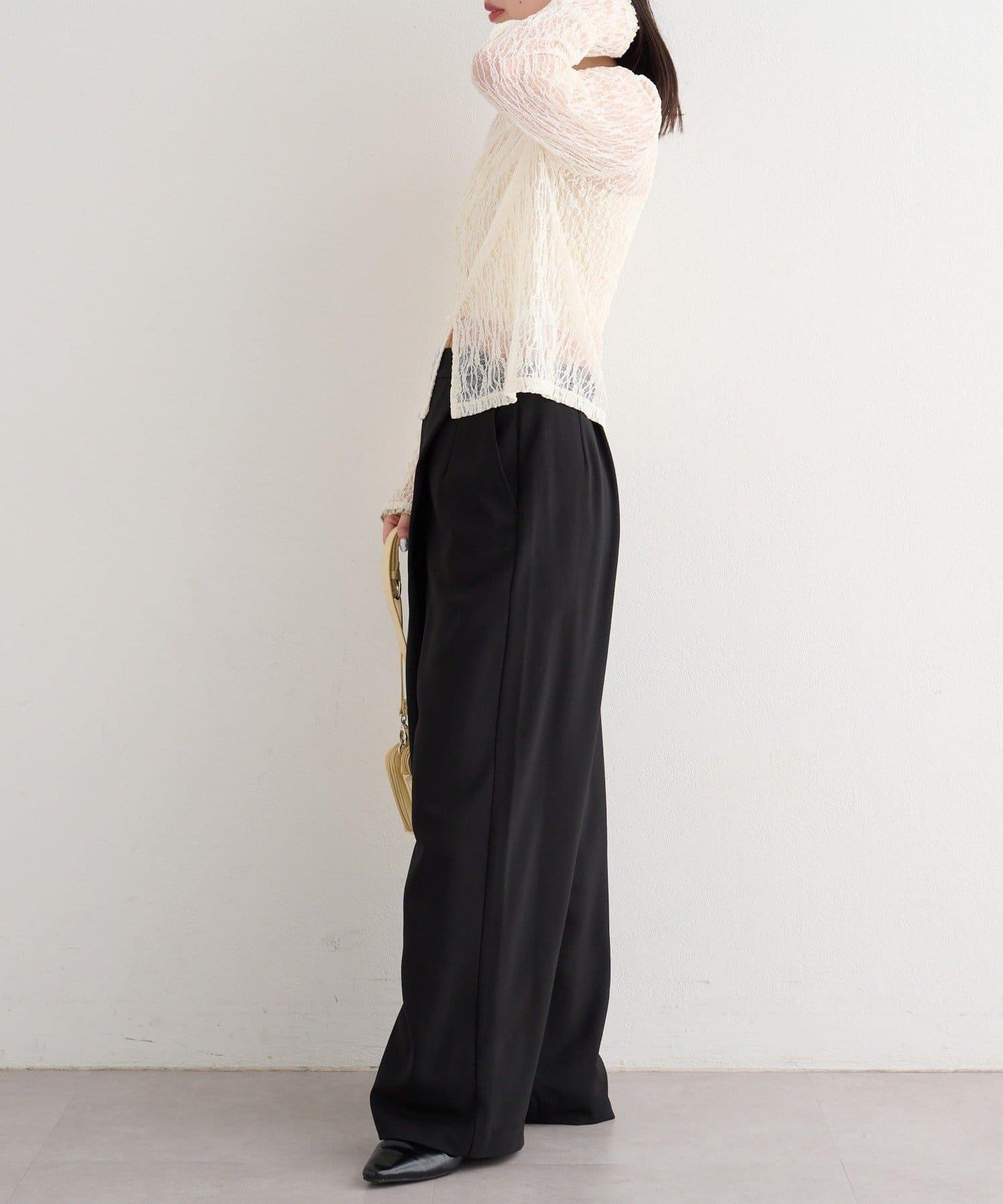 B 尚佈雷面料 裹身設計 西褲