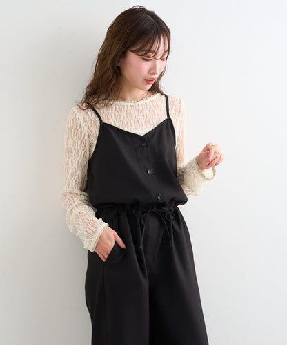 雙尺碼 小個子尺碼 可成套搭配 吊帶連體褲 B款