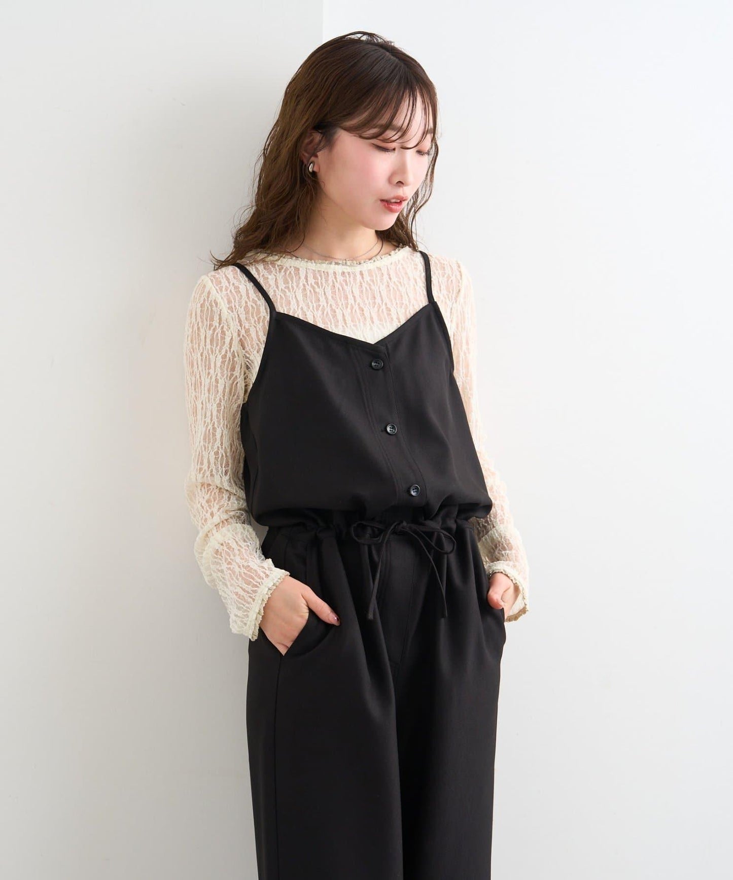 雙尺碼 小個子尺碼 可成套搭配 吊帶連體褲 B款