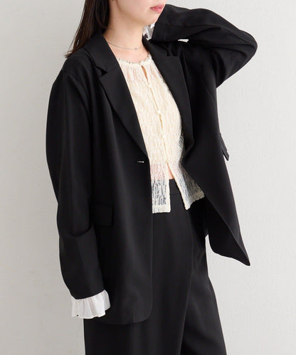 可成套搭配 S/M尺碼 B款 袖口荷葉邊外套