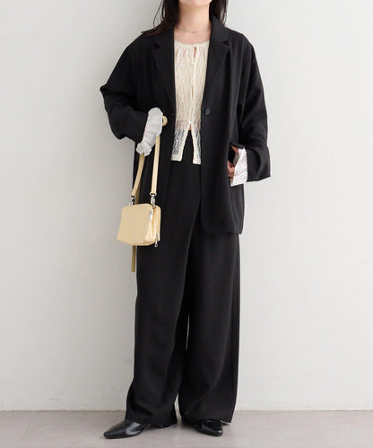 可成套搭配 S/M尺碼 B款 袖口荷葉邊外套