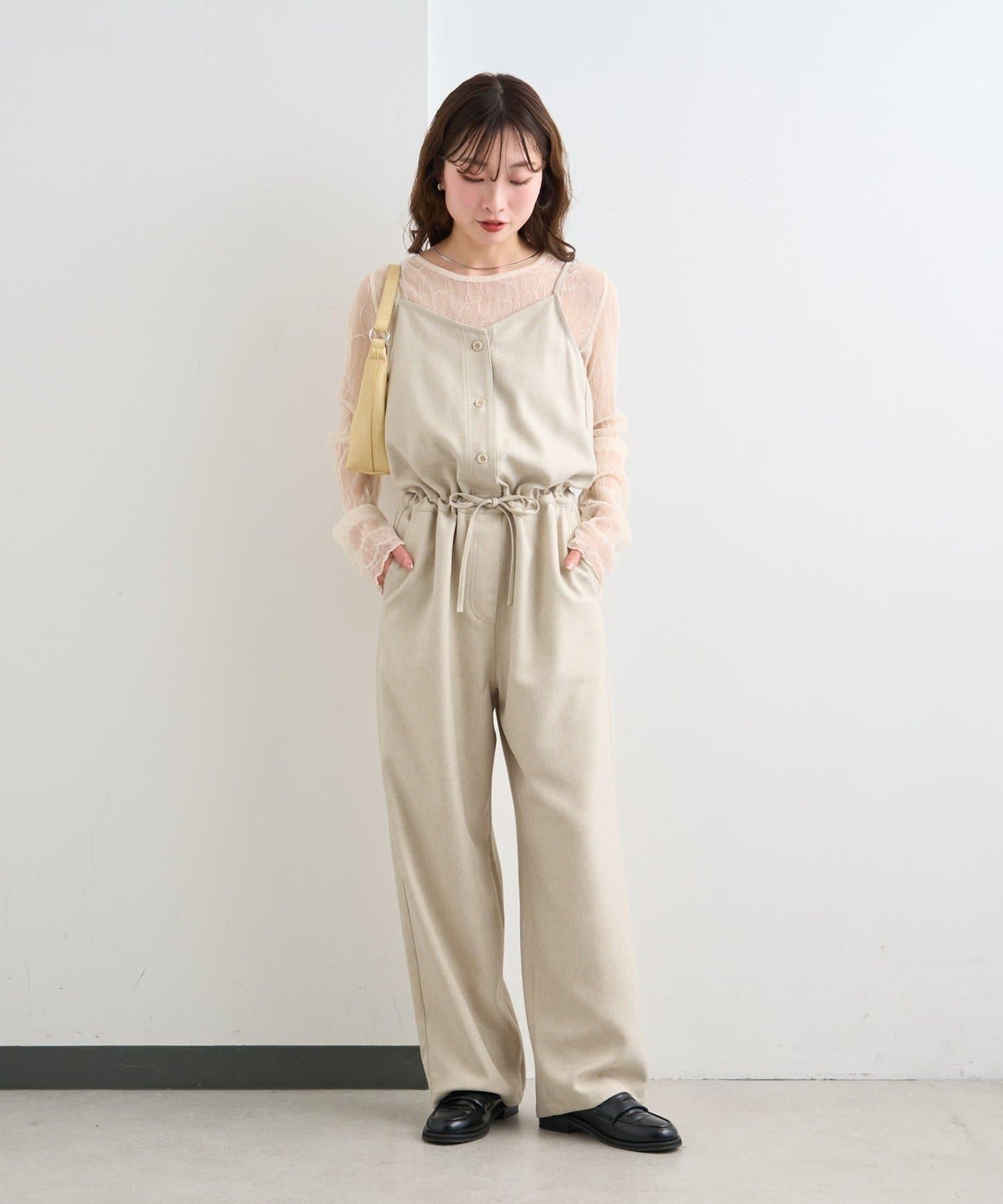 雙尺碼 小個子尺碼 可成套搭配 吊帶連體褲 B款