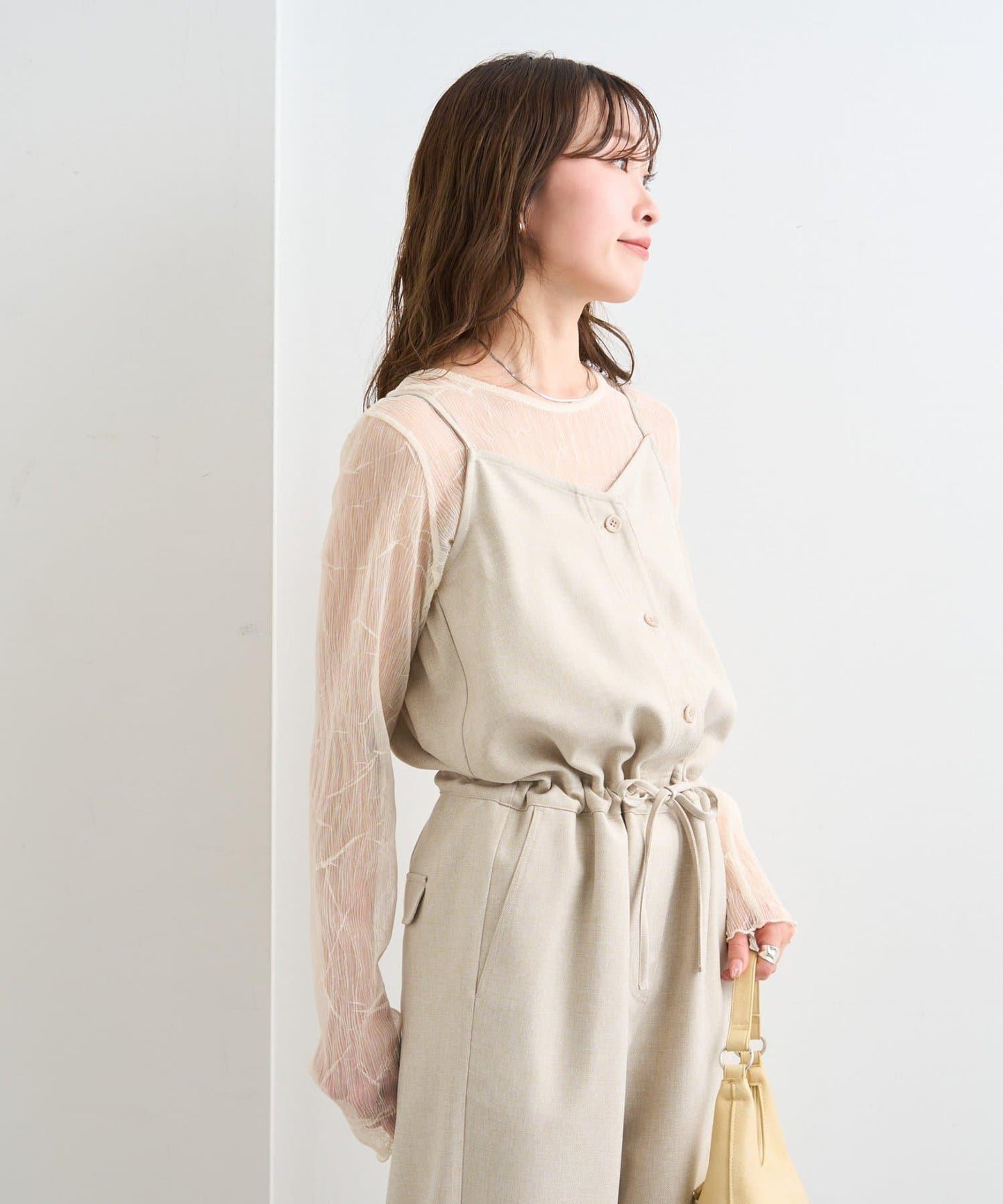 雙尺碼 小個子尺碼 可成套搭配 吊帶連體褲 B款