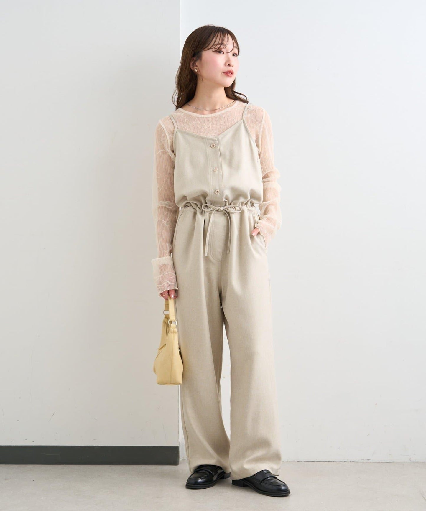 雙尺碼 小個子尺碼 可成套搭配 吊帶連體褲 B款