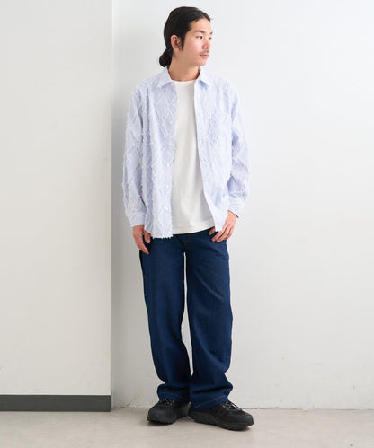 BM 條紋圓領襯衫