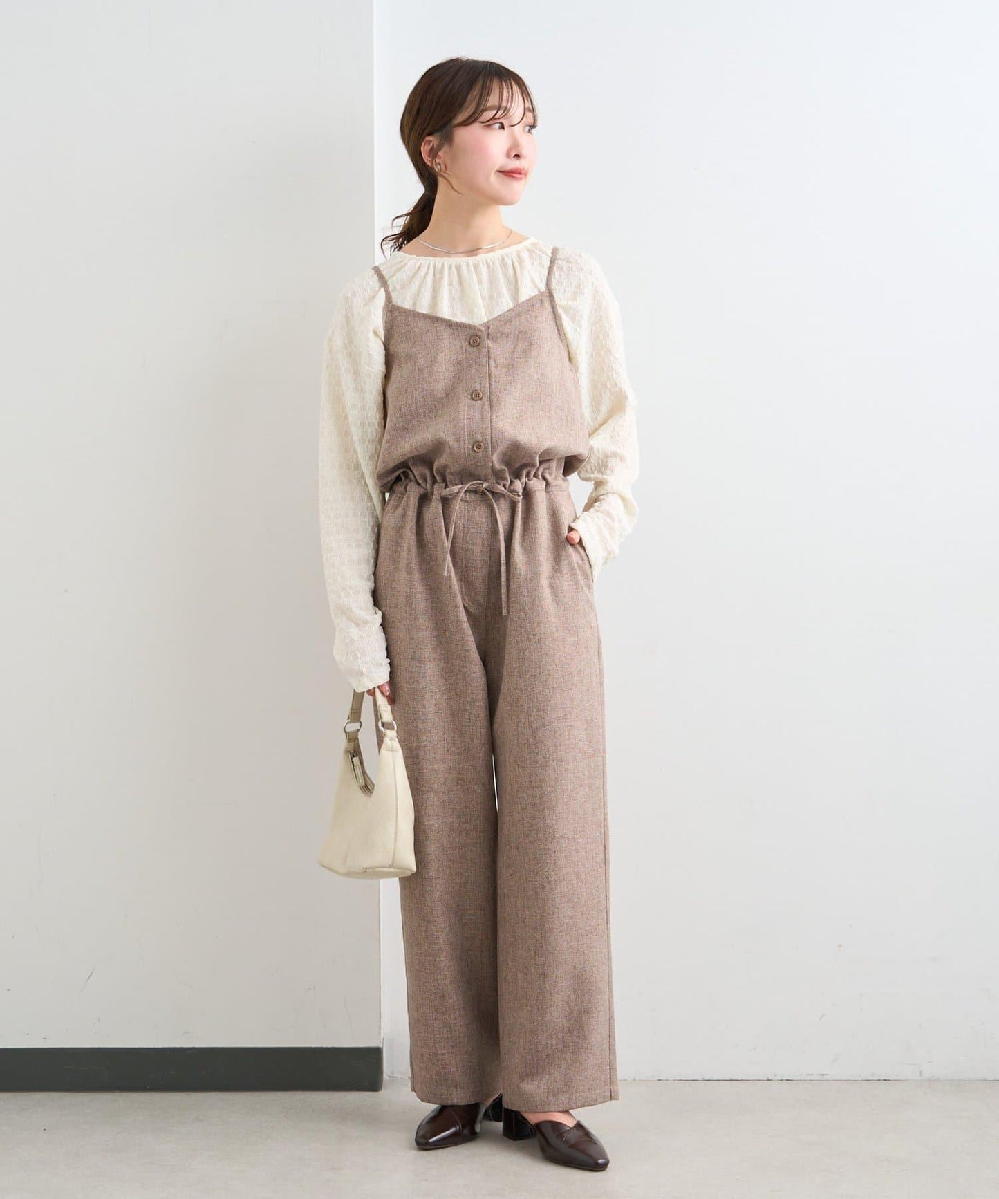 雙尺碼 小個子尺碼 可成套搭配 吊帶連體褲 B款