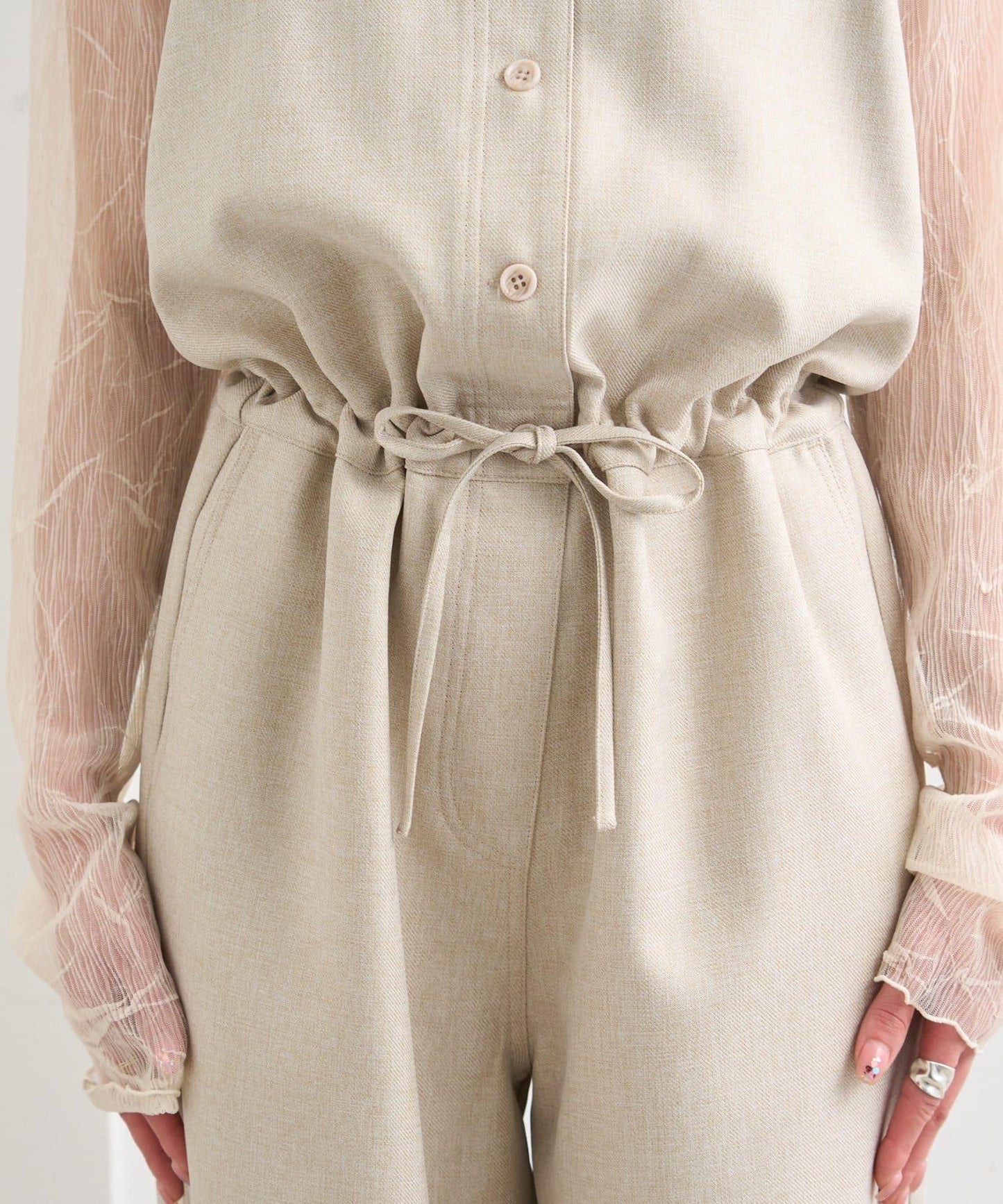 雙尺碼 小個子尺碼 可成套搭配 吊帶連體褲 B款