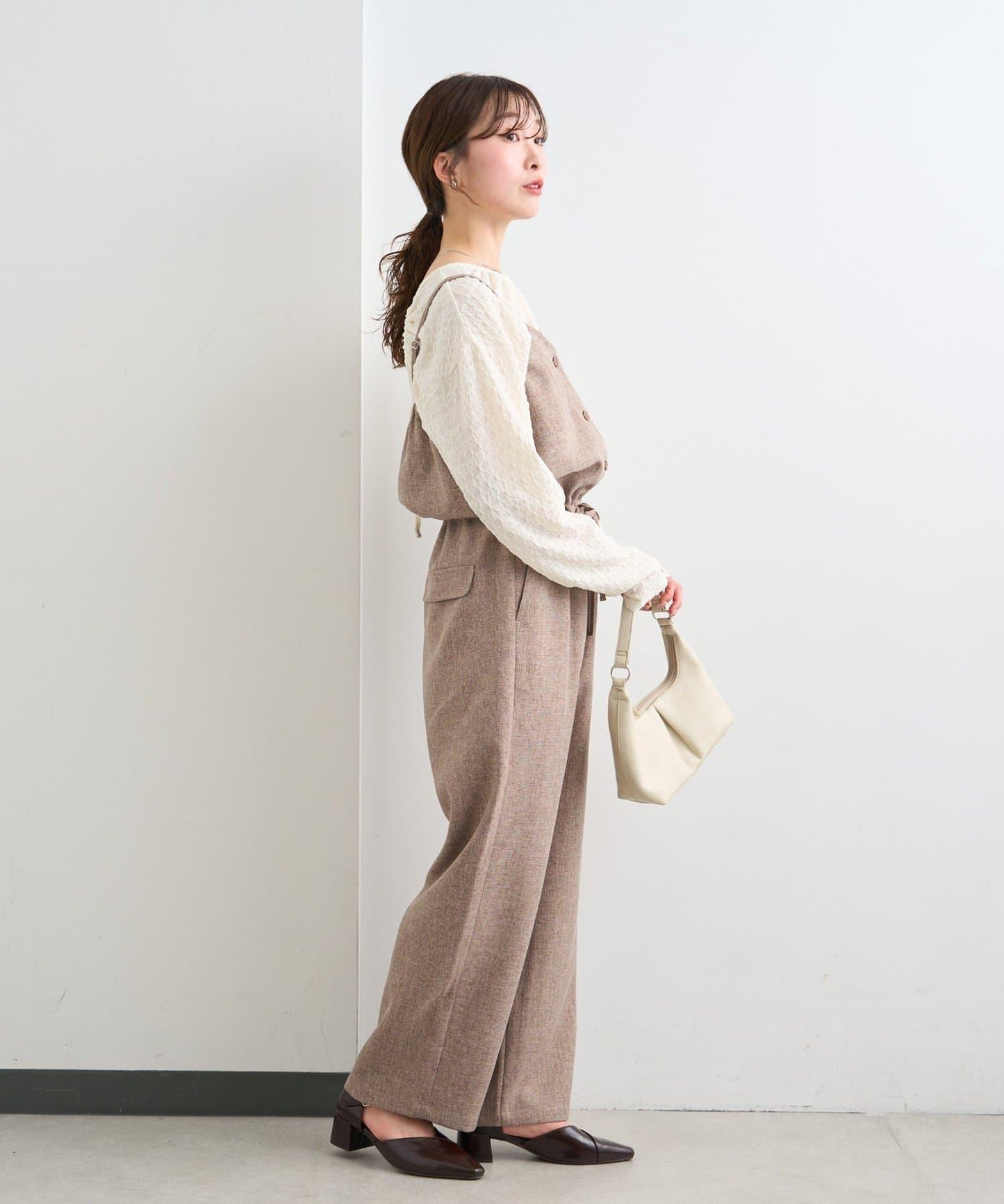 雙尺碼 小個子尺碼 可成套搭配 吊帶連體褲 B款