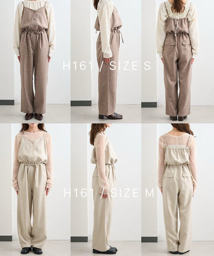 雙尺碼 小個子尺碼 可成套搭配 吊帶連體褲 B款