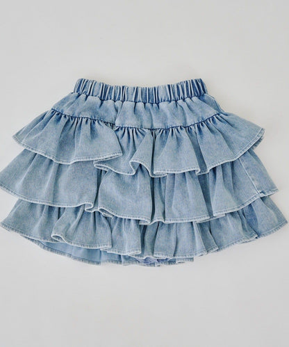 分層設計 迷你半身裙