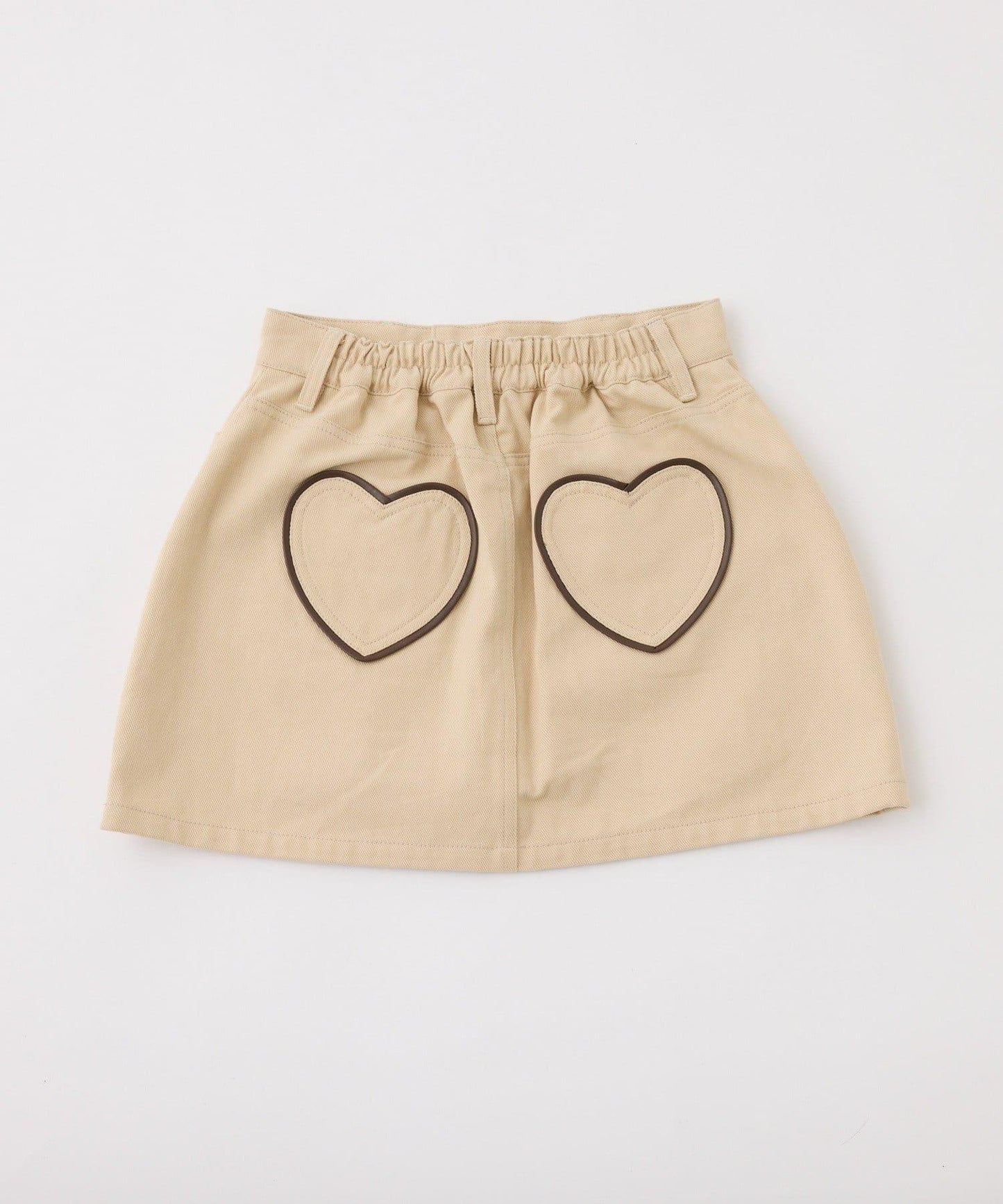 one after another 心形設計 牛仔迷你半身裙