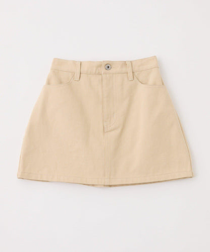 one after another 心形設計 牛仔迷你半身裙