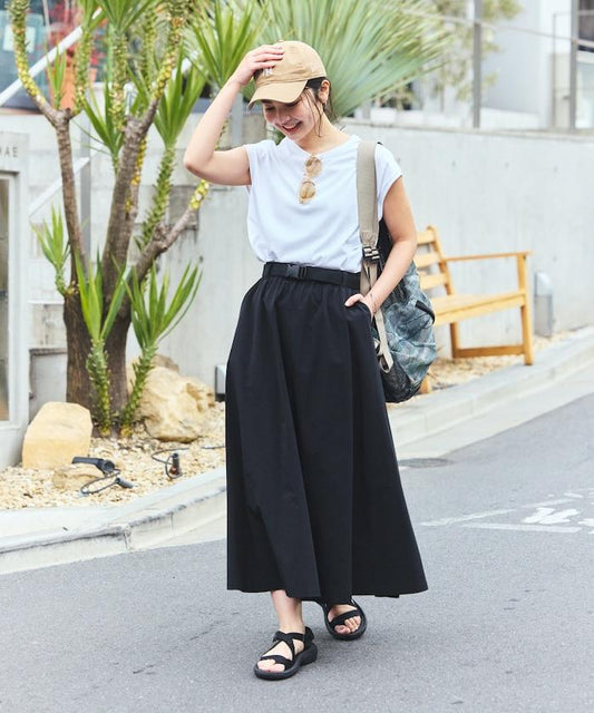 聯名 UV防曬 T恤半身裙套裝